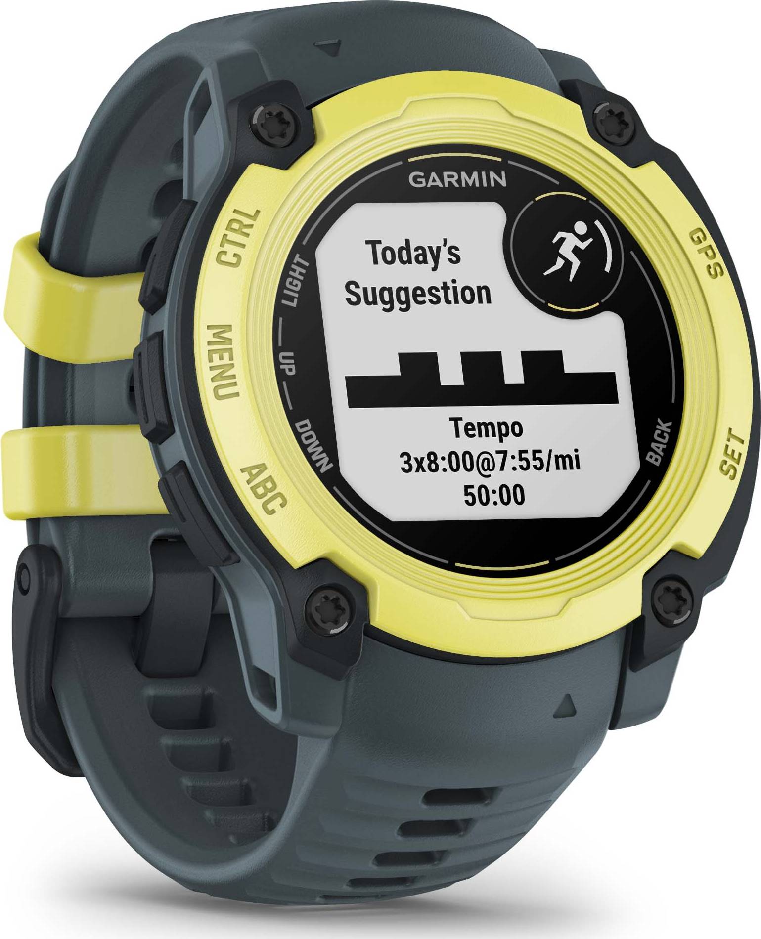 Garmin InstinctE 40mm Smartwatch-Lime électrique/Crépuscule