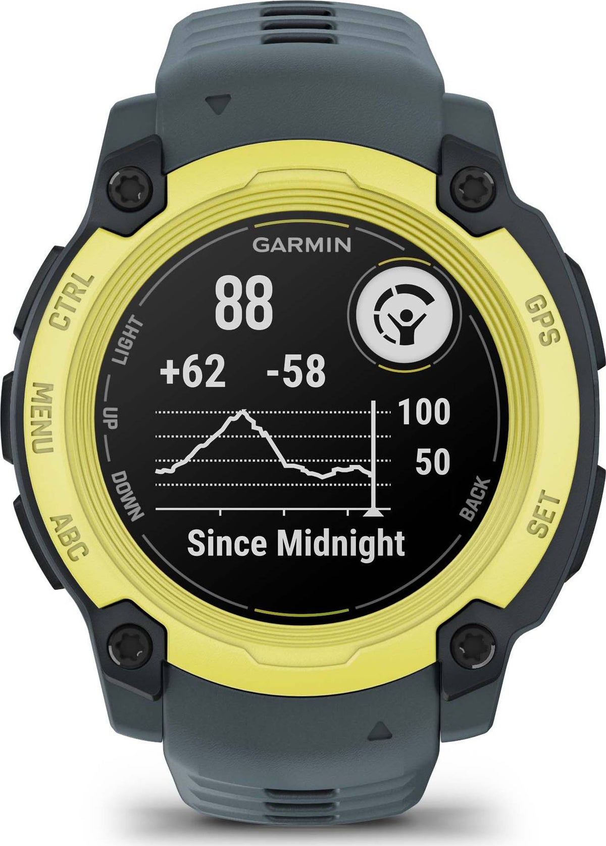 Garmin InstinctE 40mm Smartwatch-Lime électrique/Crépuscule