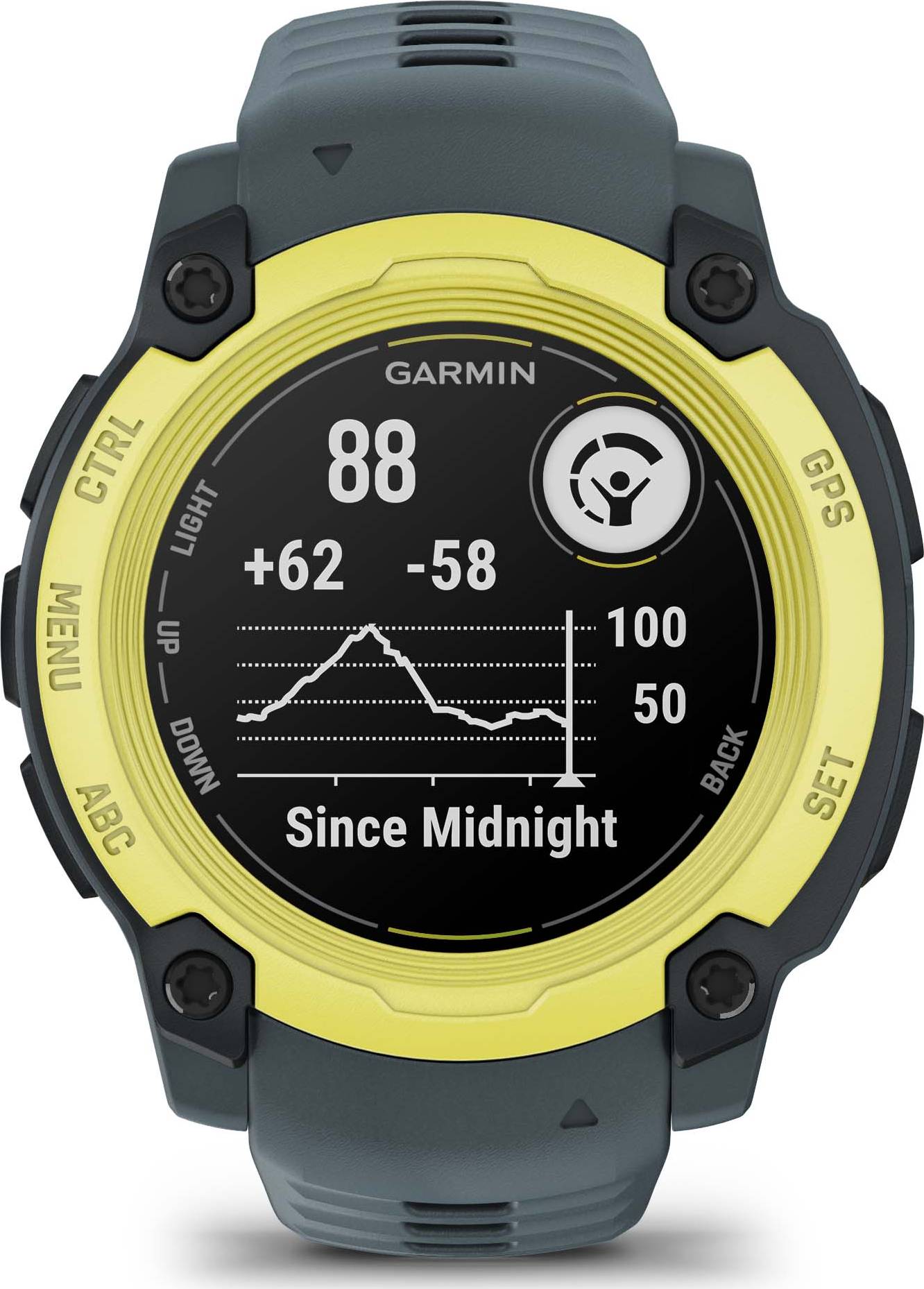 Garmin InstinctE 40mm Smartwatch-Lime électrique/Crépuscule