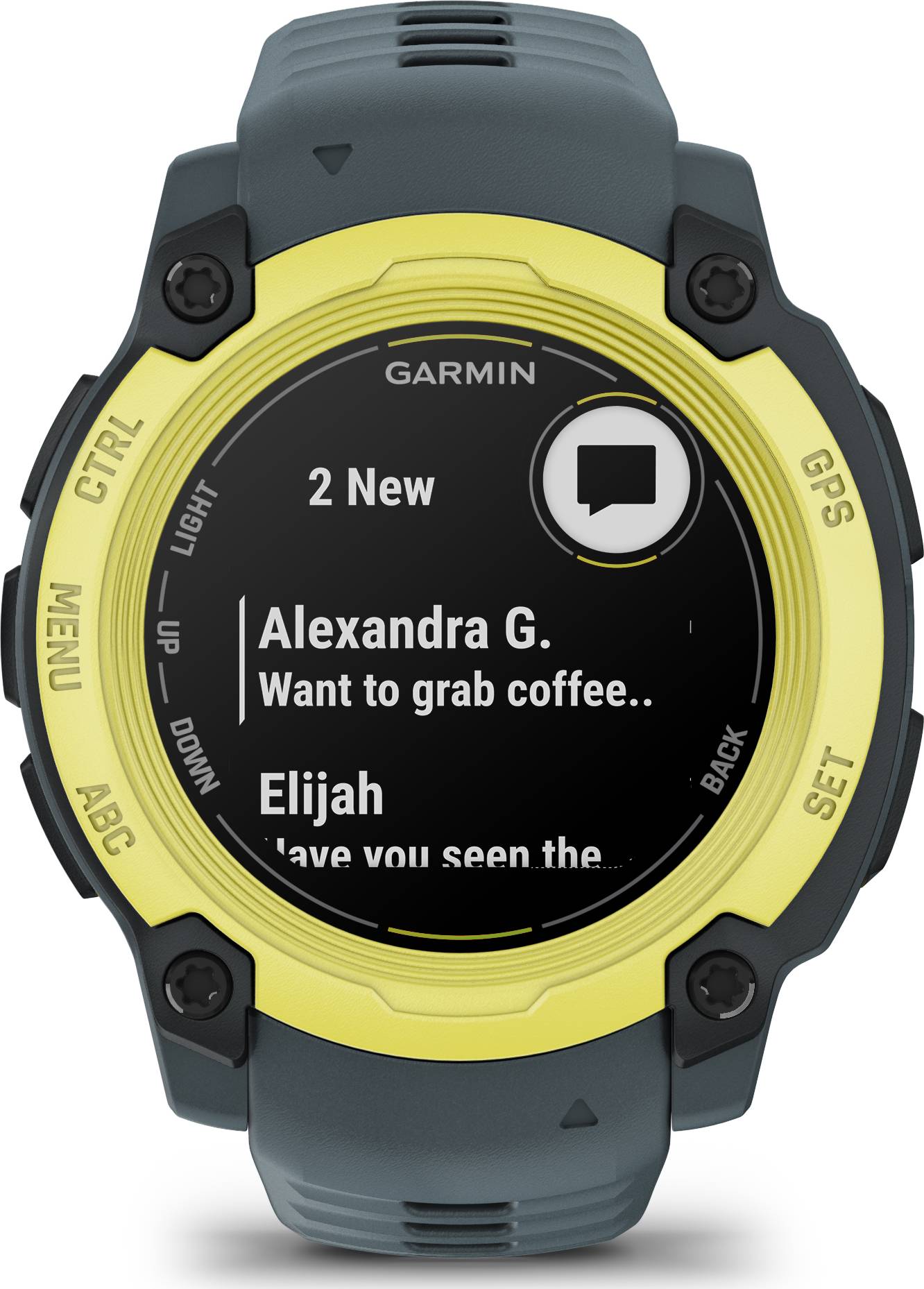 Garmin InstinctE 40mm Smartwatch-Lime électrique/Crépuscule