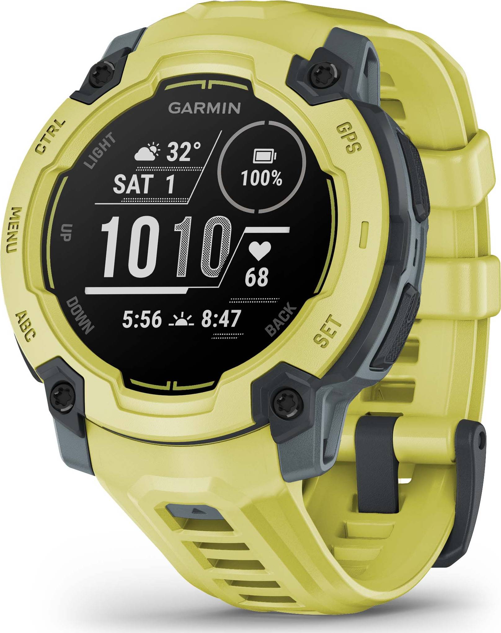 Garmin InstinctE 45mm Smartwatch -Electric Lime