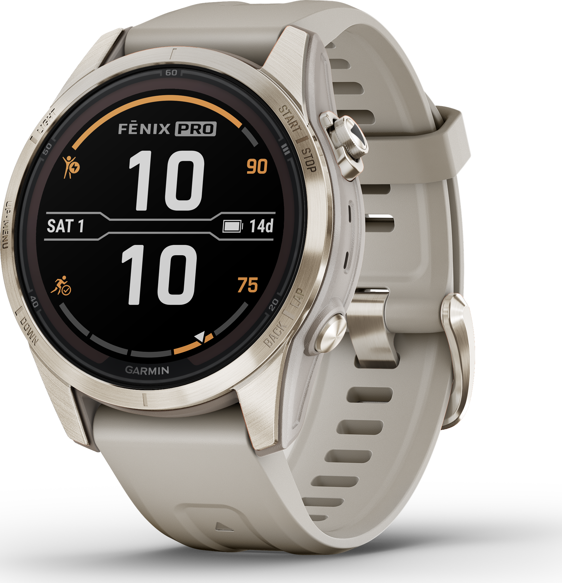 Garmin Fēnix 7S Pro Sapphire Solar Smartwatch-Sand