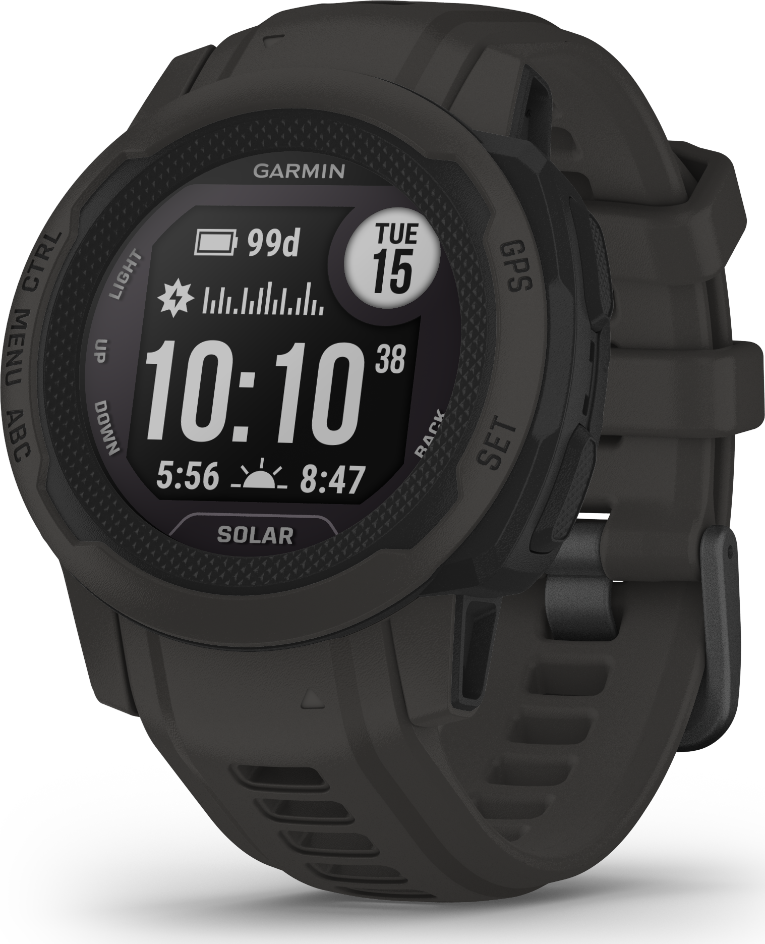 Garmin Instinct 2s Solar Watch - Standard - 40mm - Graphite