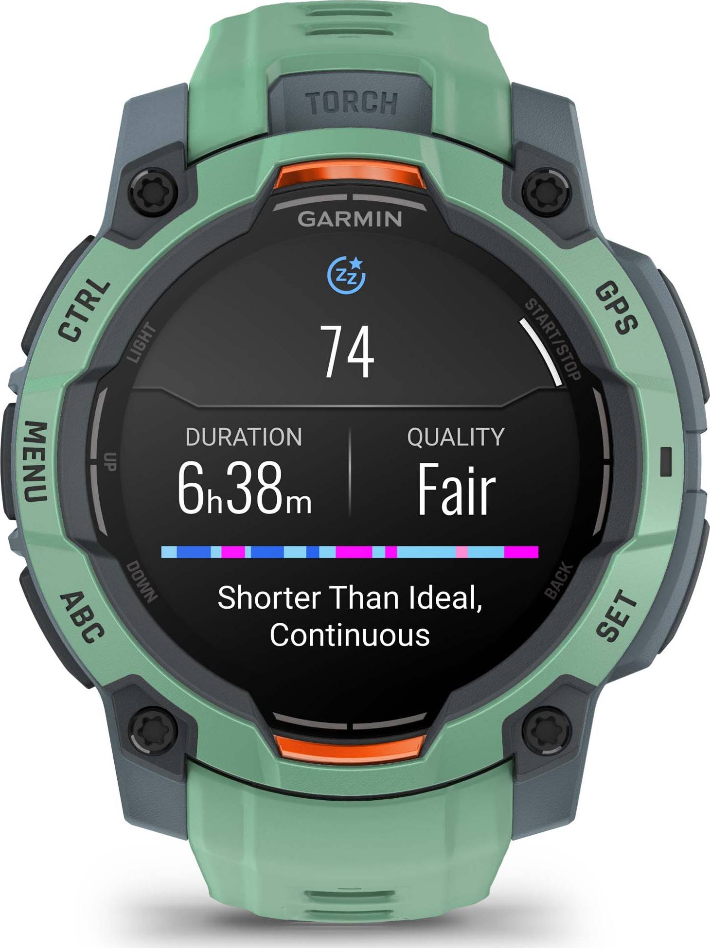 Garmin Instinct3 45mm Amoled Display Smartwatch-Neo Tropic