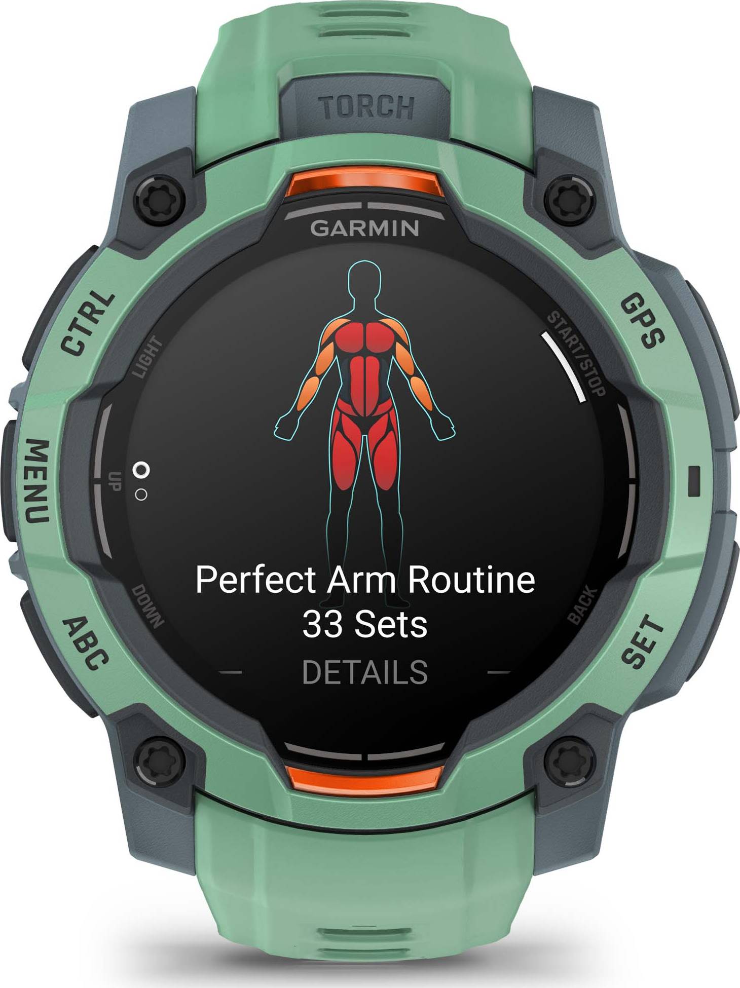 Garmin Instinct3 45mm Amoled Display Smartwatch-Neo Tropic