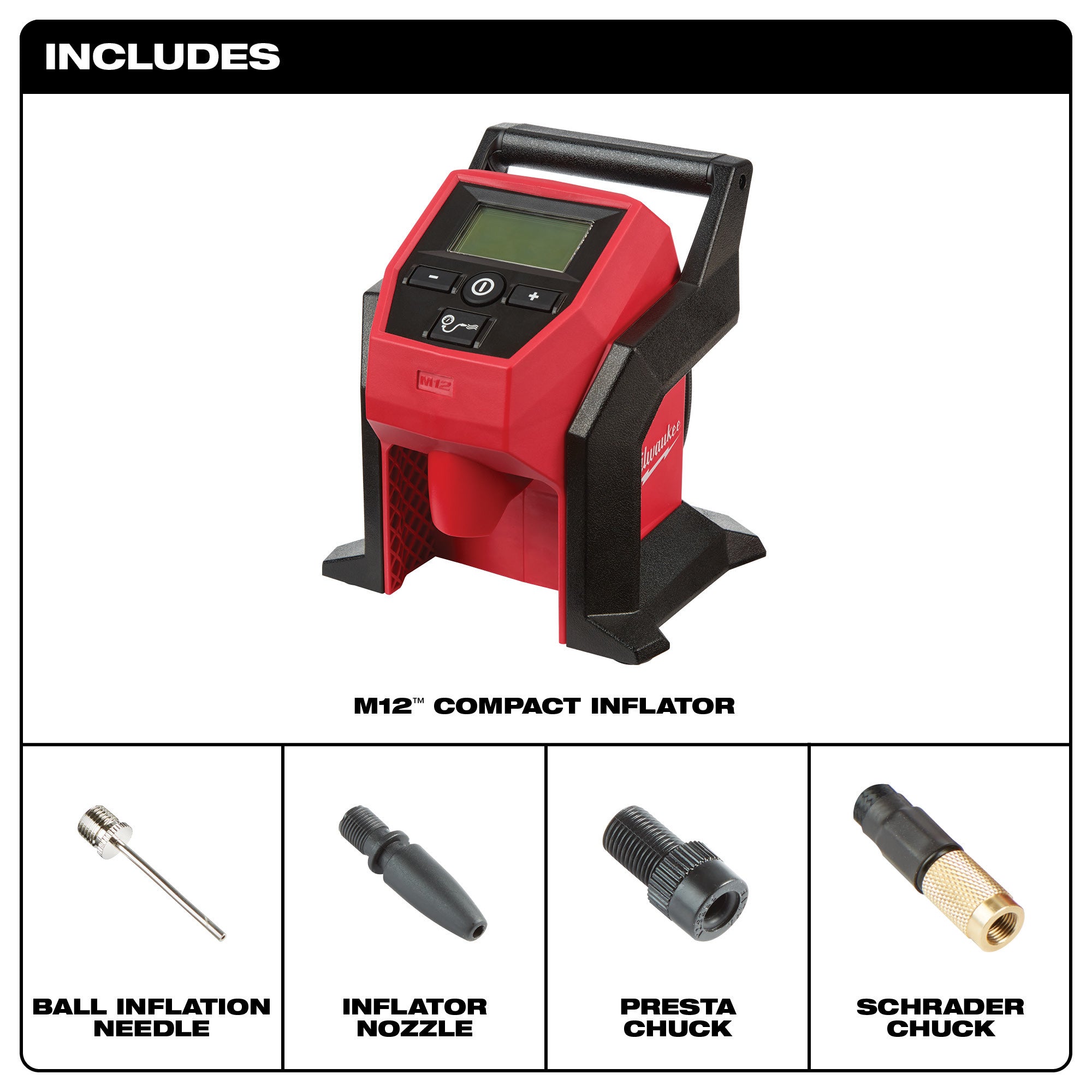 Milwaukee Electric M12 Compact Inflator