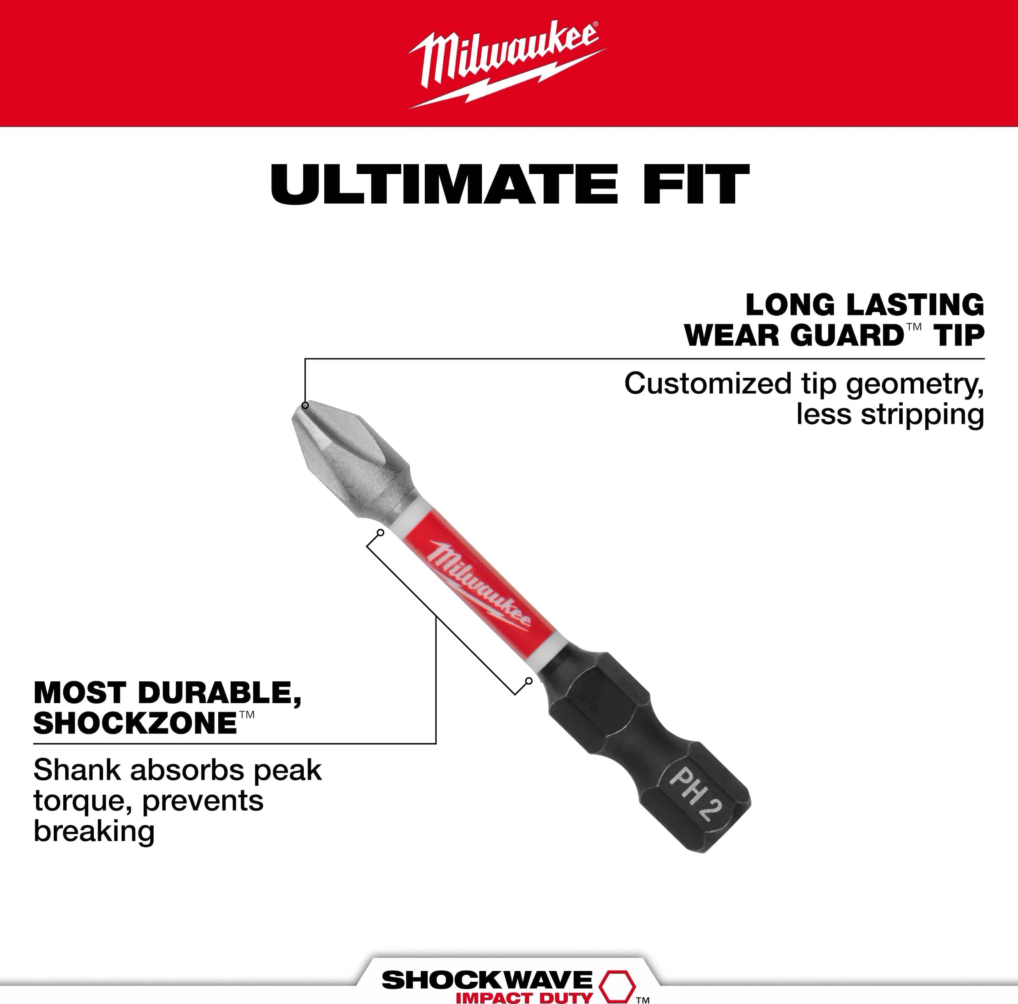 Milwaukee Electric Shockwave Impact Set - 26 Pc