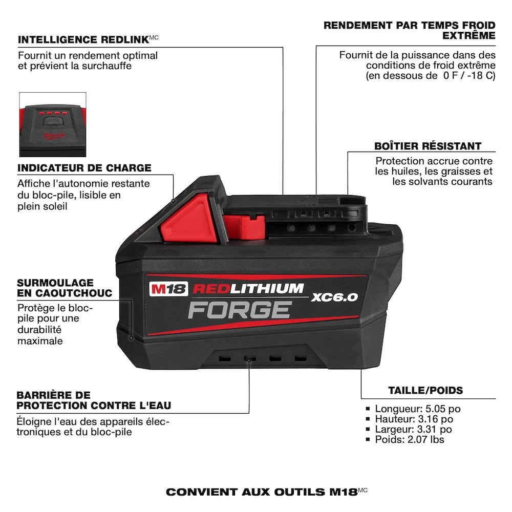 Milwaukee M18 Fuel 18V Lithium Ion Brushless Cordless Reciprocating Saw Kit - 5.0 Ah Battery