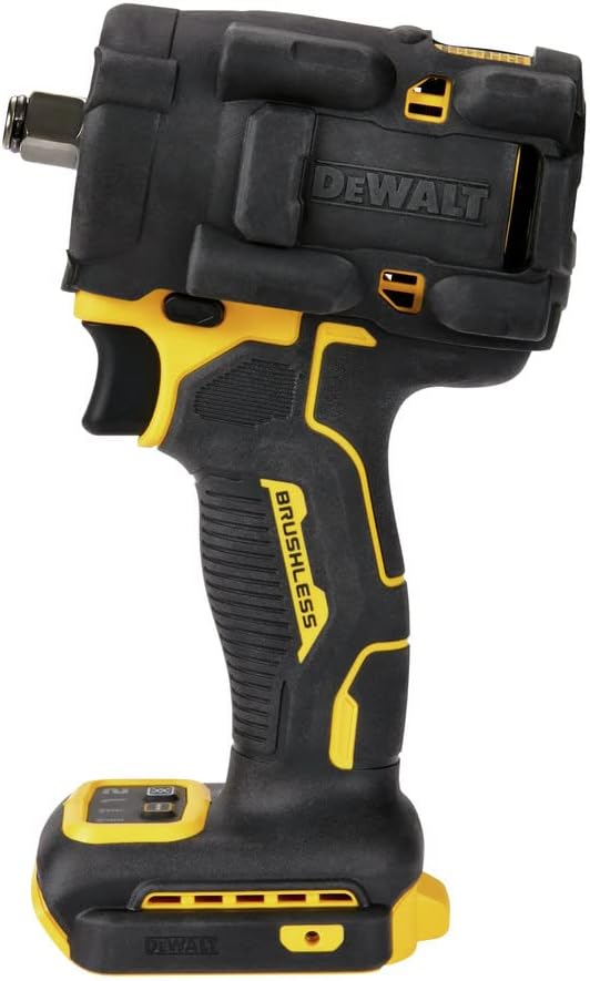 Dewalt Atomic 20V Max Clé à chocs sans fil 1/2" avec enclume à anneau - Outil seul