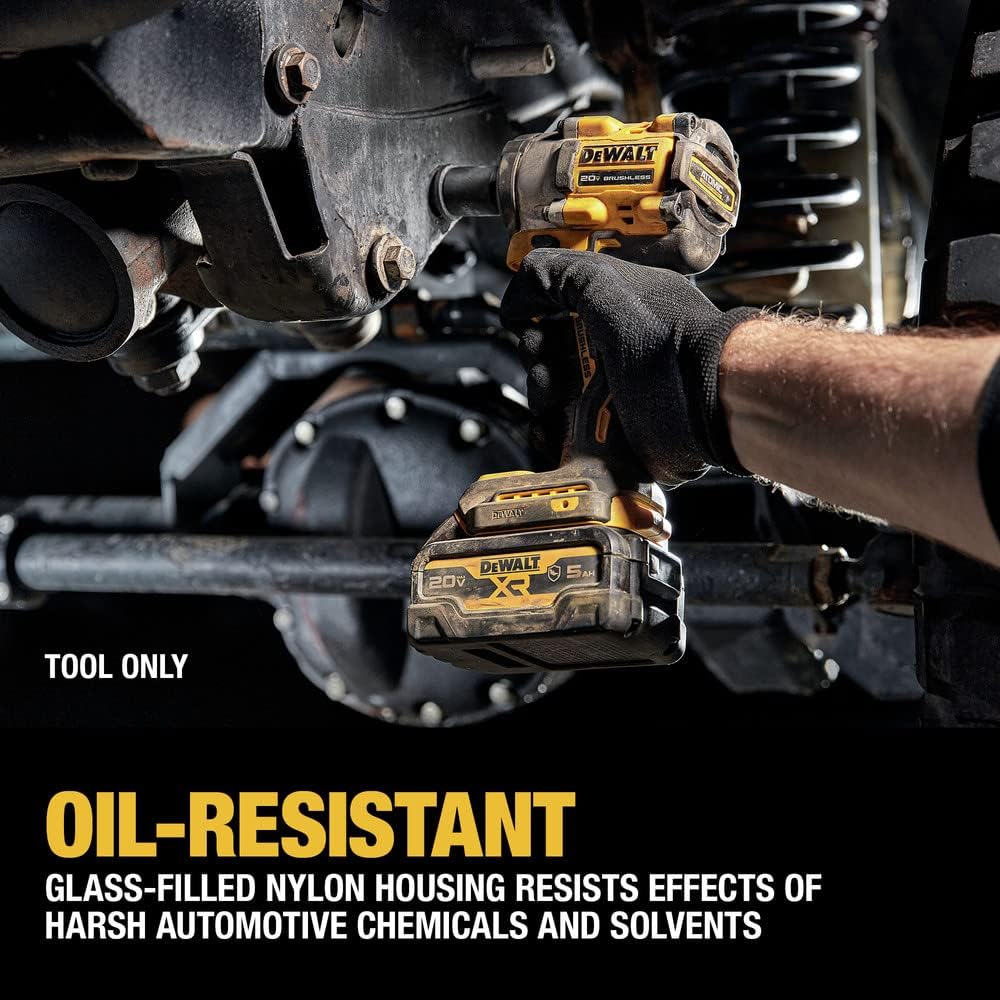 Dewalt Atomic 20V Max Clé à chocs sans fil 1/2" avec enclume à anneau - Outil seul