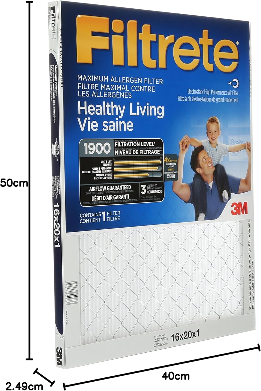 Filtrete 16 x 20 x 1 MPR1900 Furnace Filter - 6 Pack