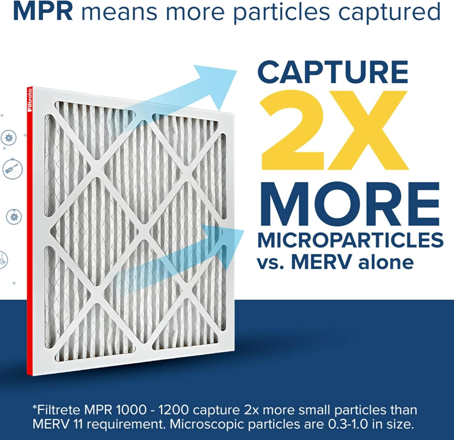Filtrete 14 x 20 x 1 MPR1000 Premium Furnace Filters - 4 Pack