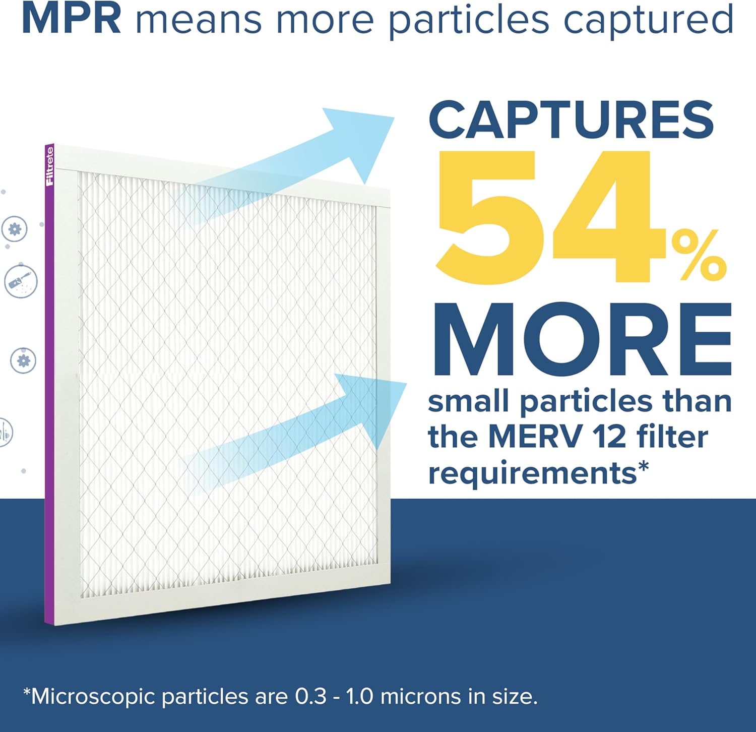 Filtrete 16 x 20 x 1 MPR1500 Furnace Air Filter - 4 Pack