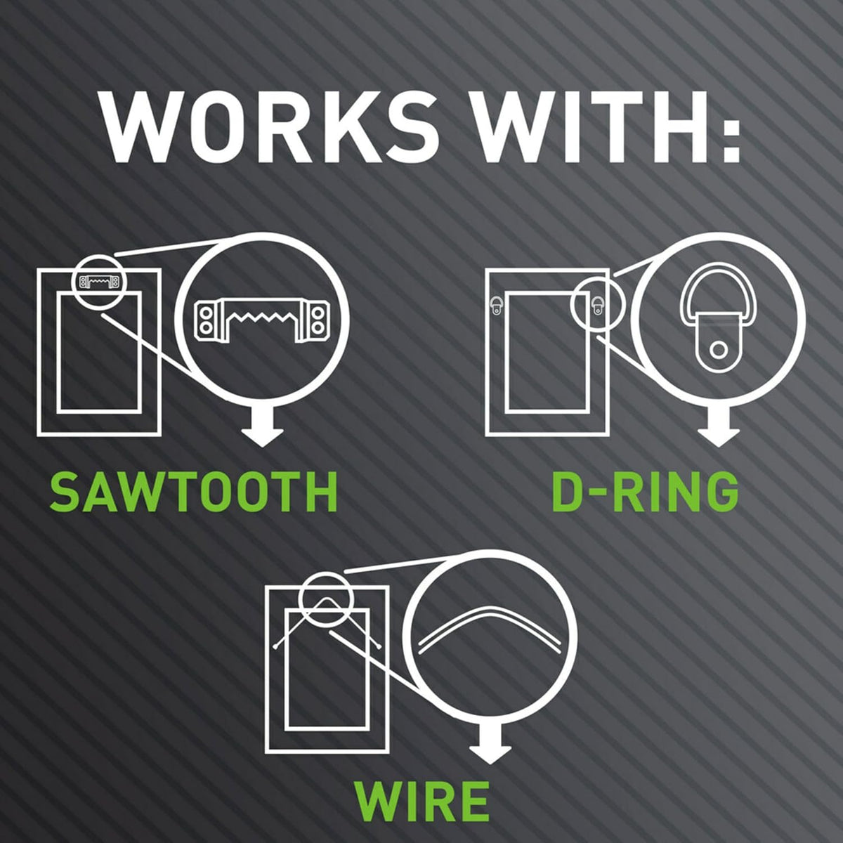 3M Claw Drywall Picture Hanger Holds 45Lbs - 3 Markers
