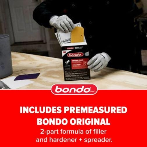 Bondo Kit de réparation de carrosserie Sachets prêts à l'emploi