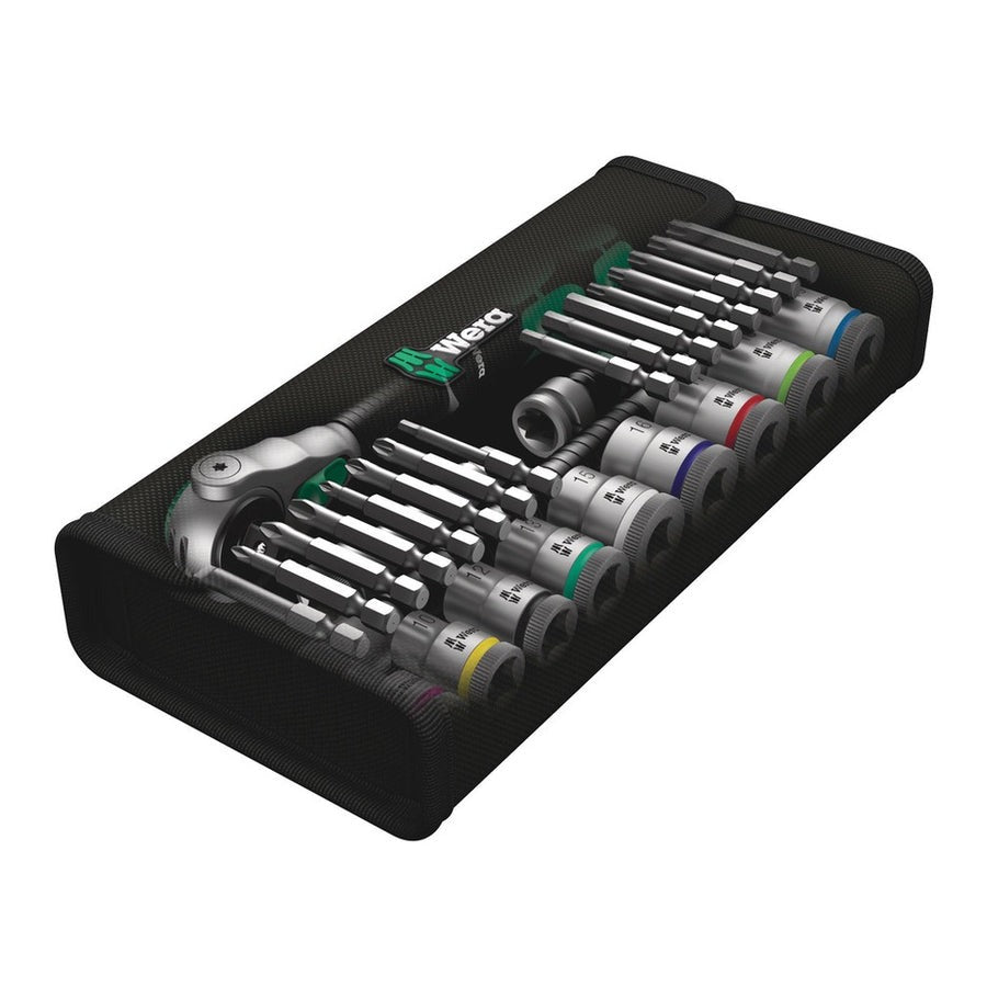 Wera 3/8" Drive 8100 SB 8 Zyklop Metric Ratchet Set - 29 Pc