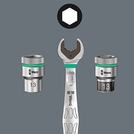 Wera 3/8" Drive 8100 SB 8 Zyklop Metric Ratchet Set - 29 Pc