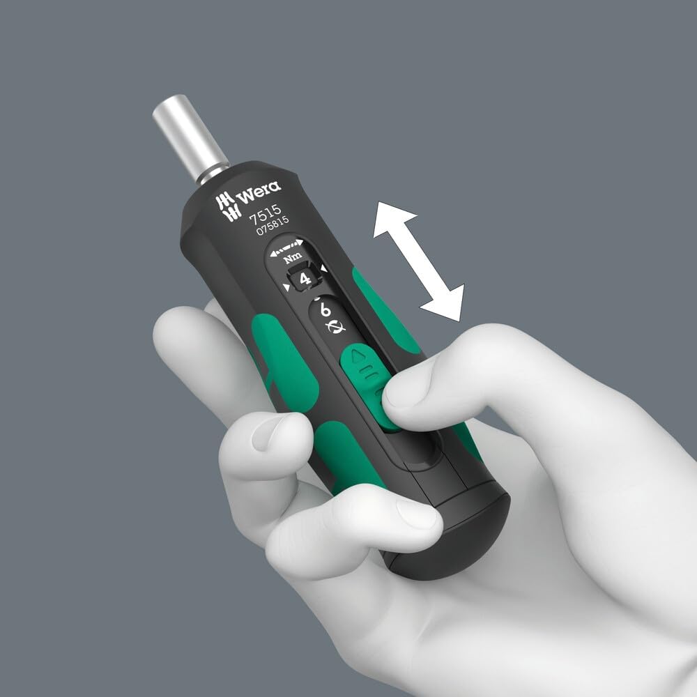 Wera Torque Screwdriver 1/4" x 2.0-6.0 Nm x 147.5 m Kraftform Safe