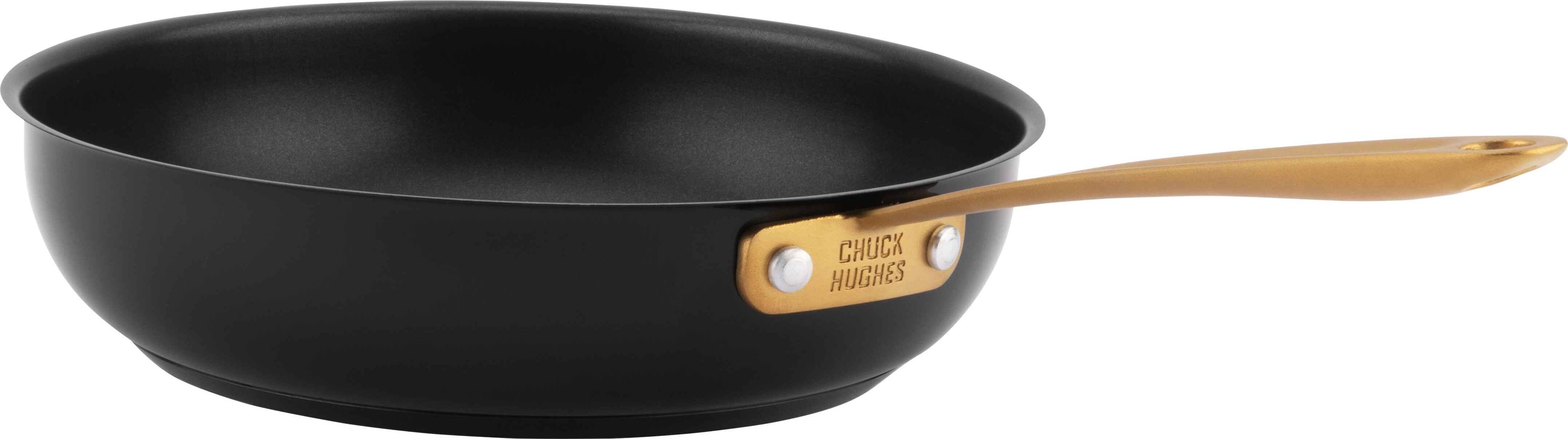 Poêle à crabe noir antiadhésive Chuck Hughes 12 pouces