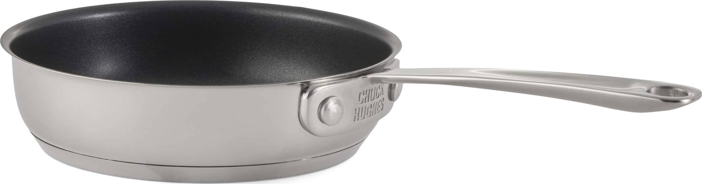 Batterie de cuisine Chuck Hughes en acier inoxydable 1 pli avec poignées - 10 pièces