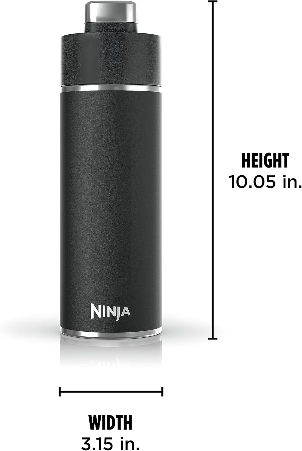 Bouteille de voyage Ninja Thirsti 709mL Noir