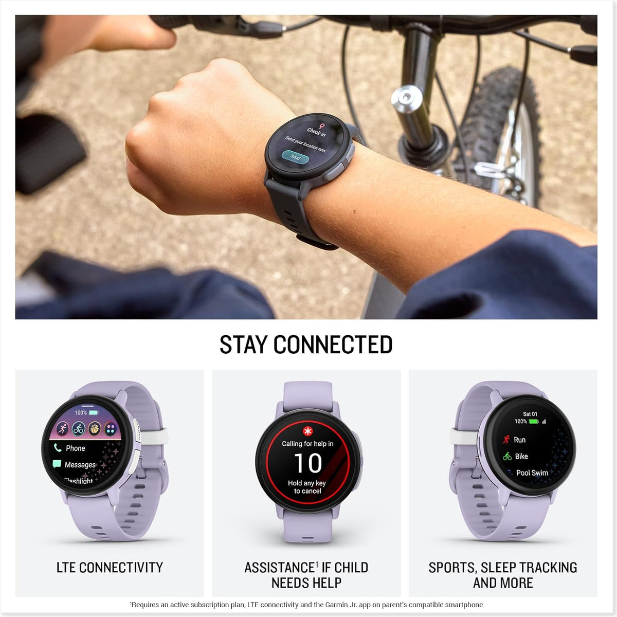 Garmin Bounce2 Smartwatch LightPurple