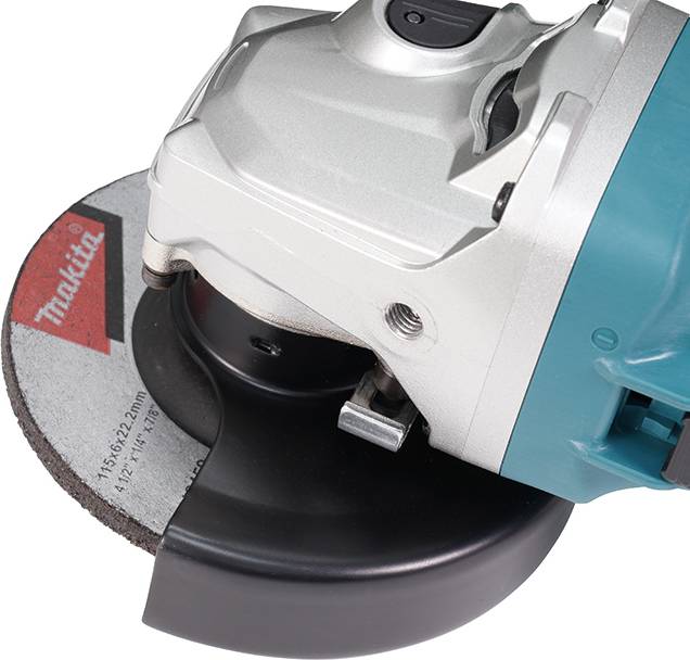 Meuleuse d'angle Makita 5" à vitesse variable SJS II AFT avec verrouillage et interrupteur coulissant