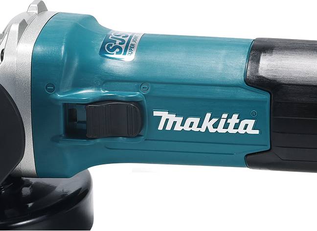 Makita 5" Variable Speed Angle Grinder SJS II AFT with Lock-On & Slide Switch