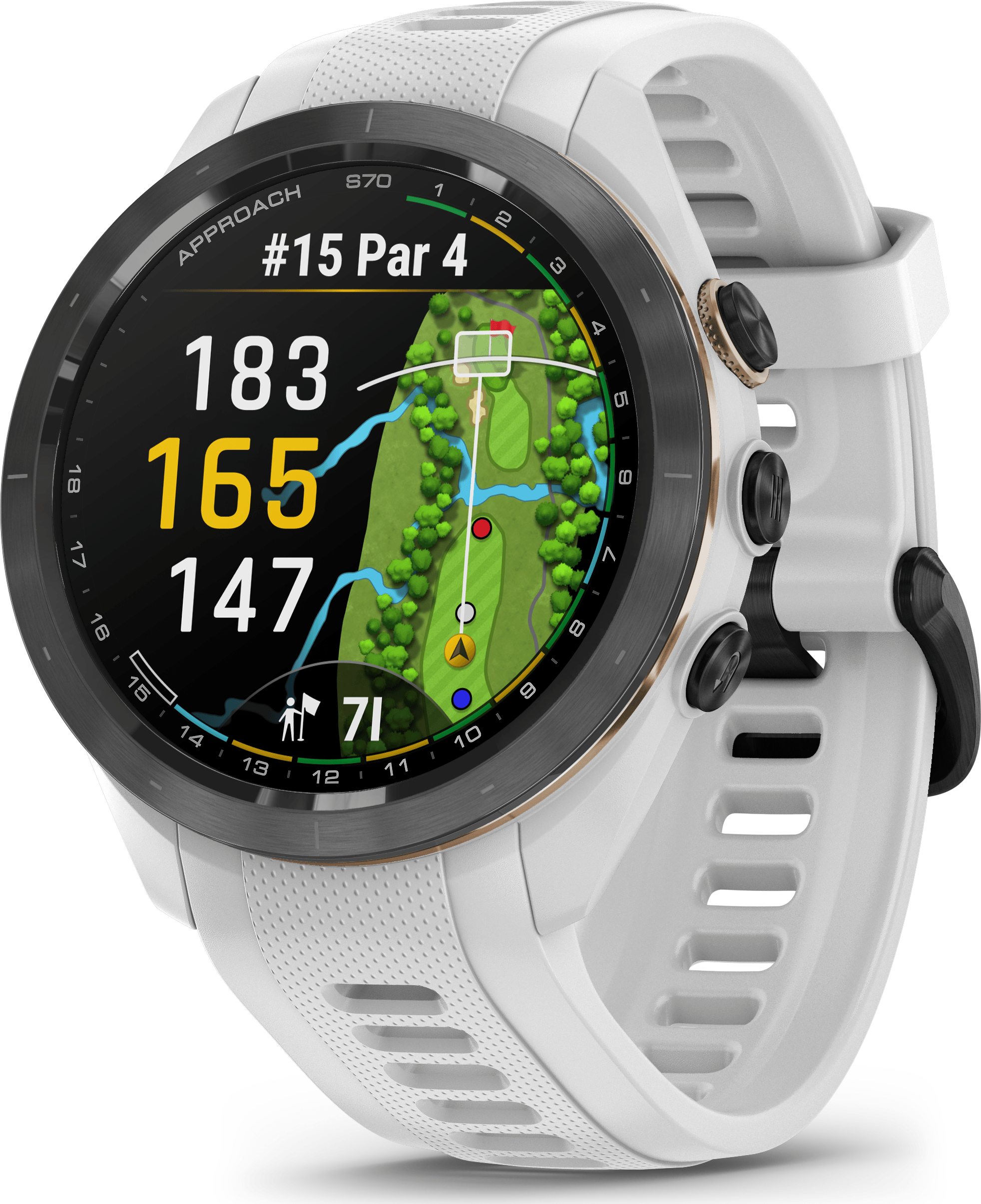Garmin Approach S70 42mm - Noir Peach