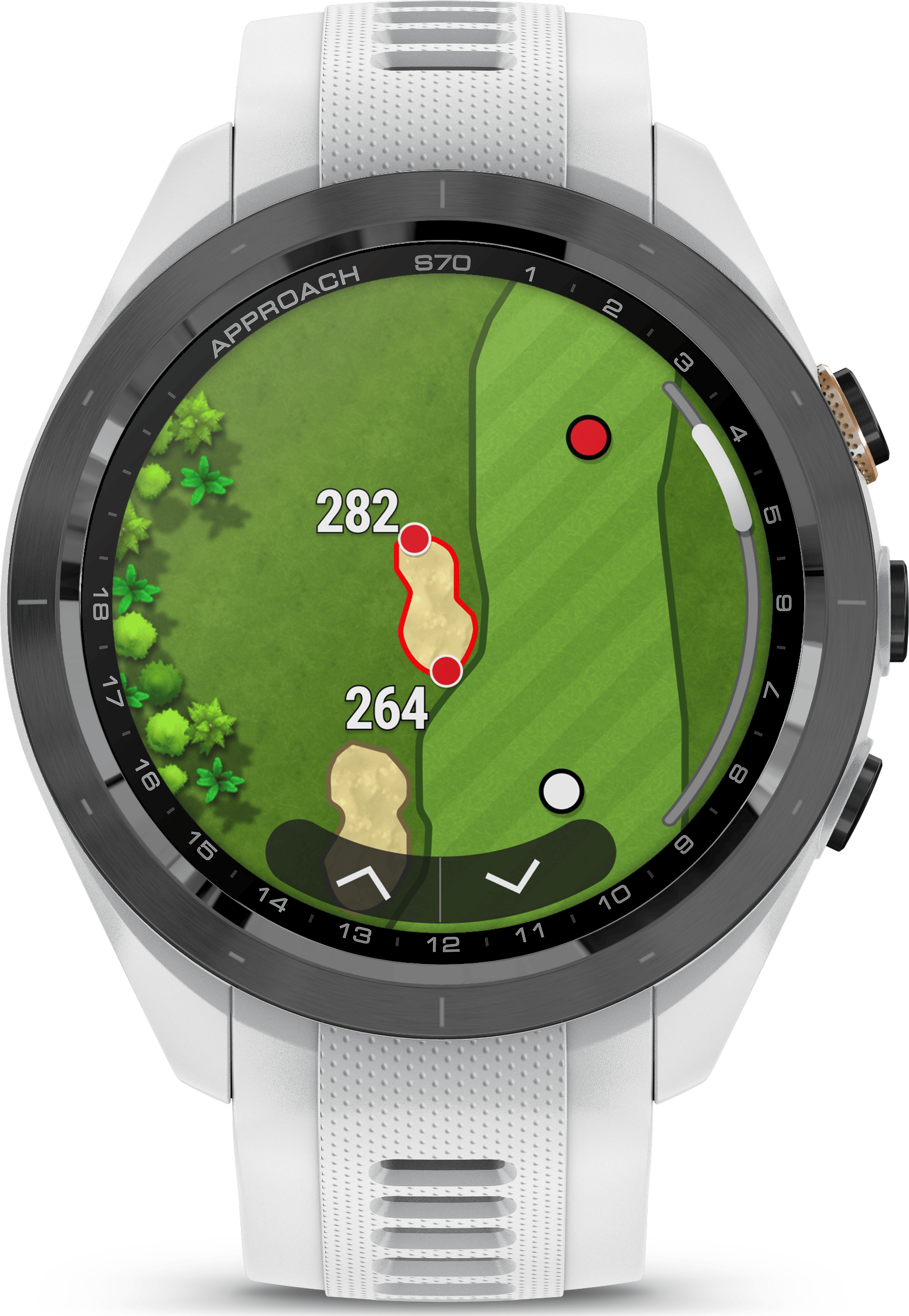 Garmin Approach S70 42mm - Noir Peach