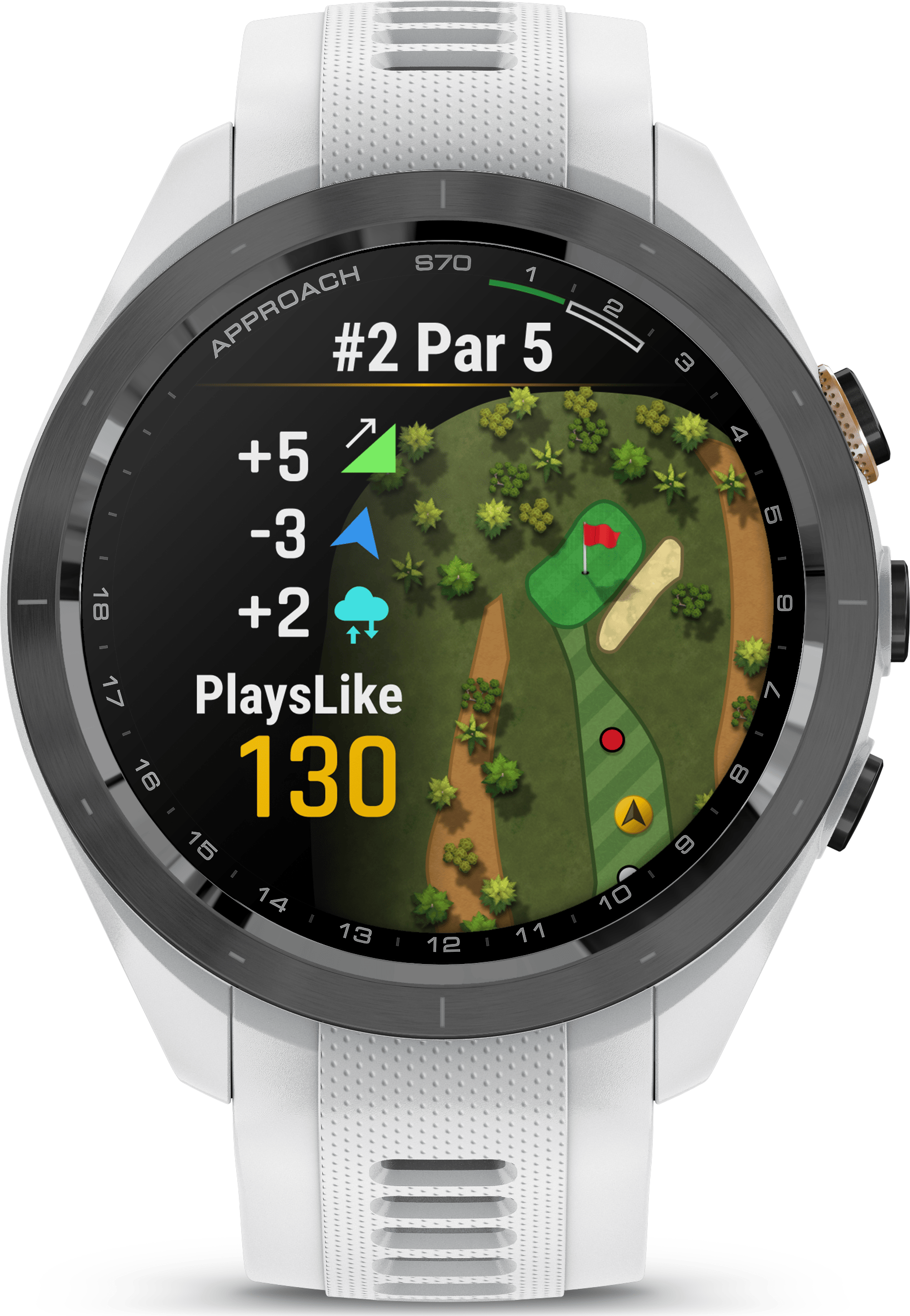 Garmin Approach S70 42mm - Black Peach