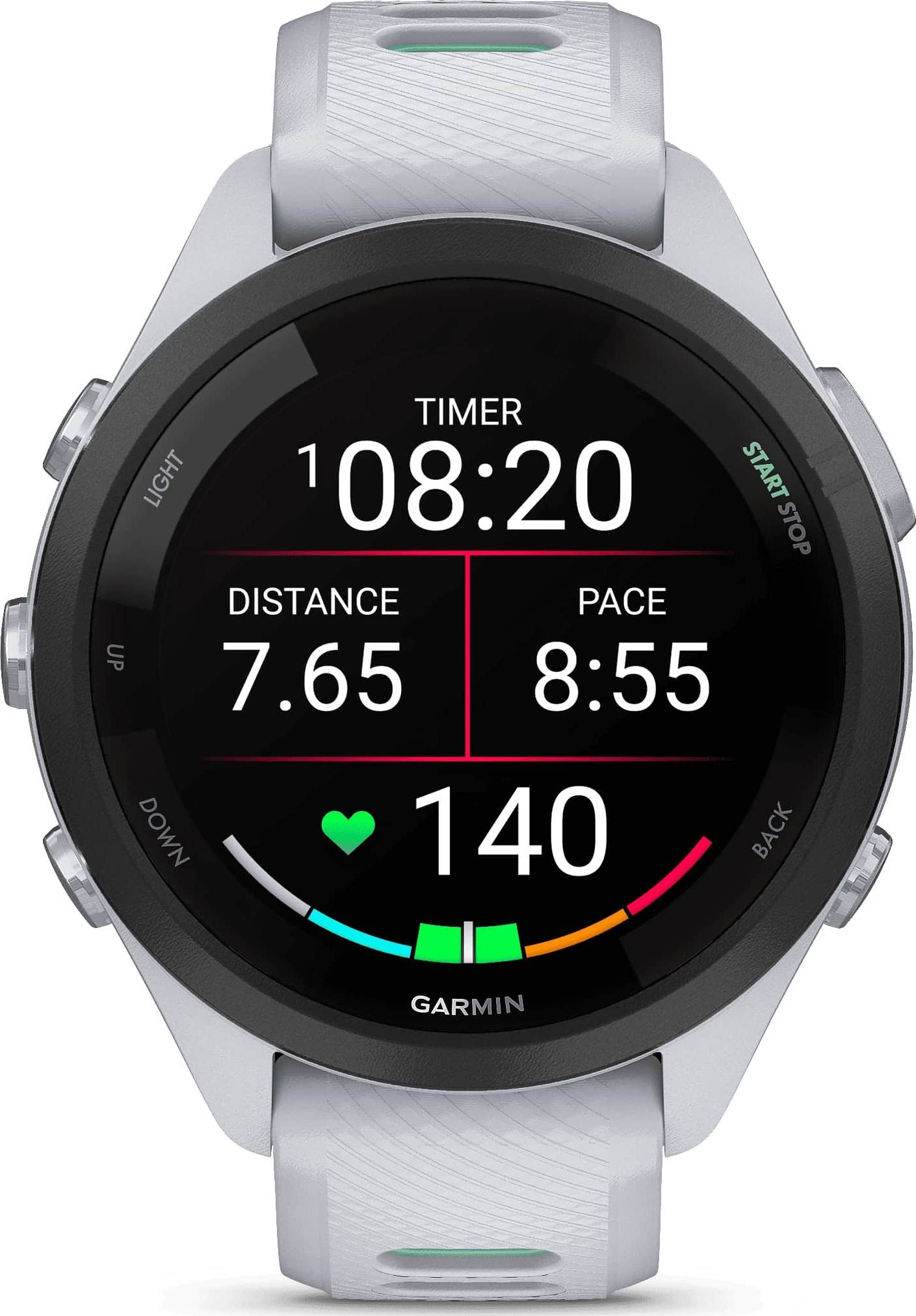 Garmin Forerunner265s Smartwatch - Whitestone & Neo Tropic