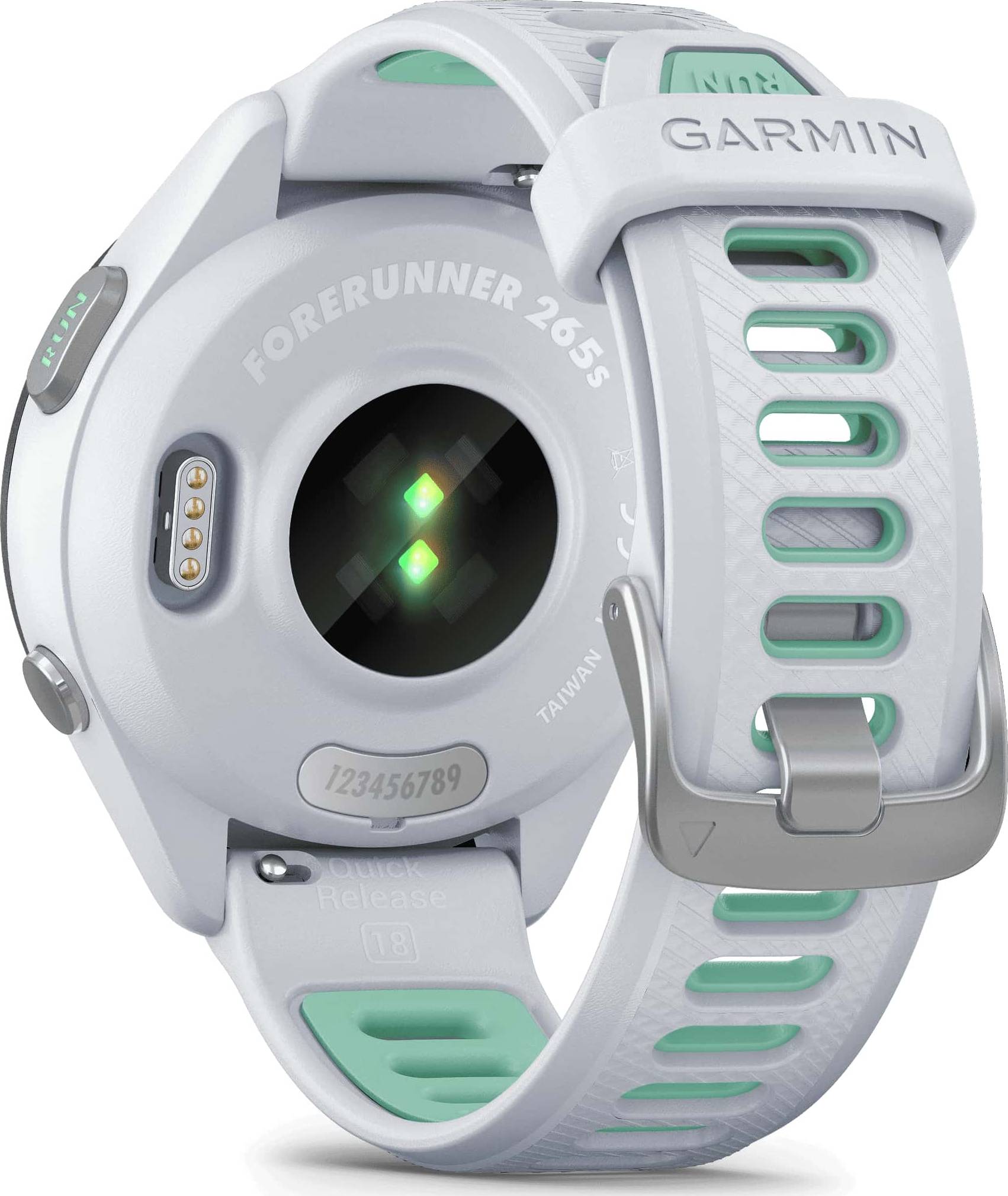 Garmin Forerunner265s Smartwatch - Whitestone & Neo Tropic