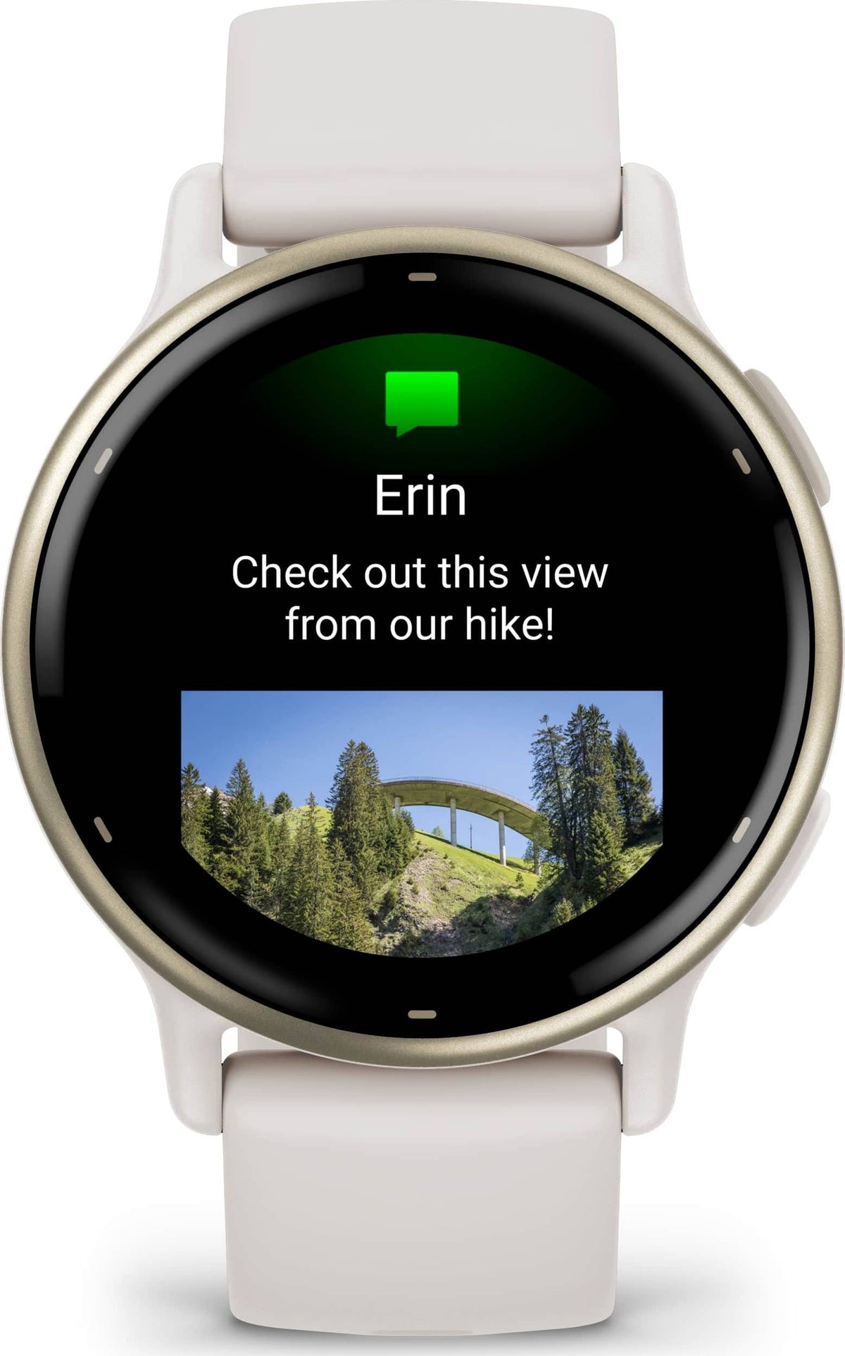 Garmin Smartwatch Vivoactive 5 avec GPS - Creamgold
