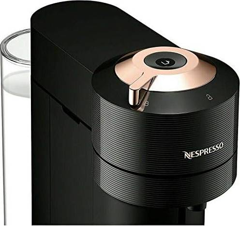 Machine à café et à espresso Nespresso Vertuo Next de De'Longhi - Noir et or rose