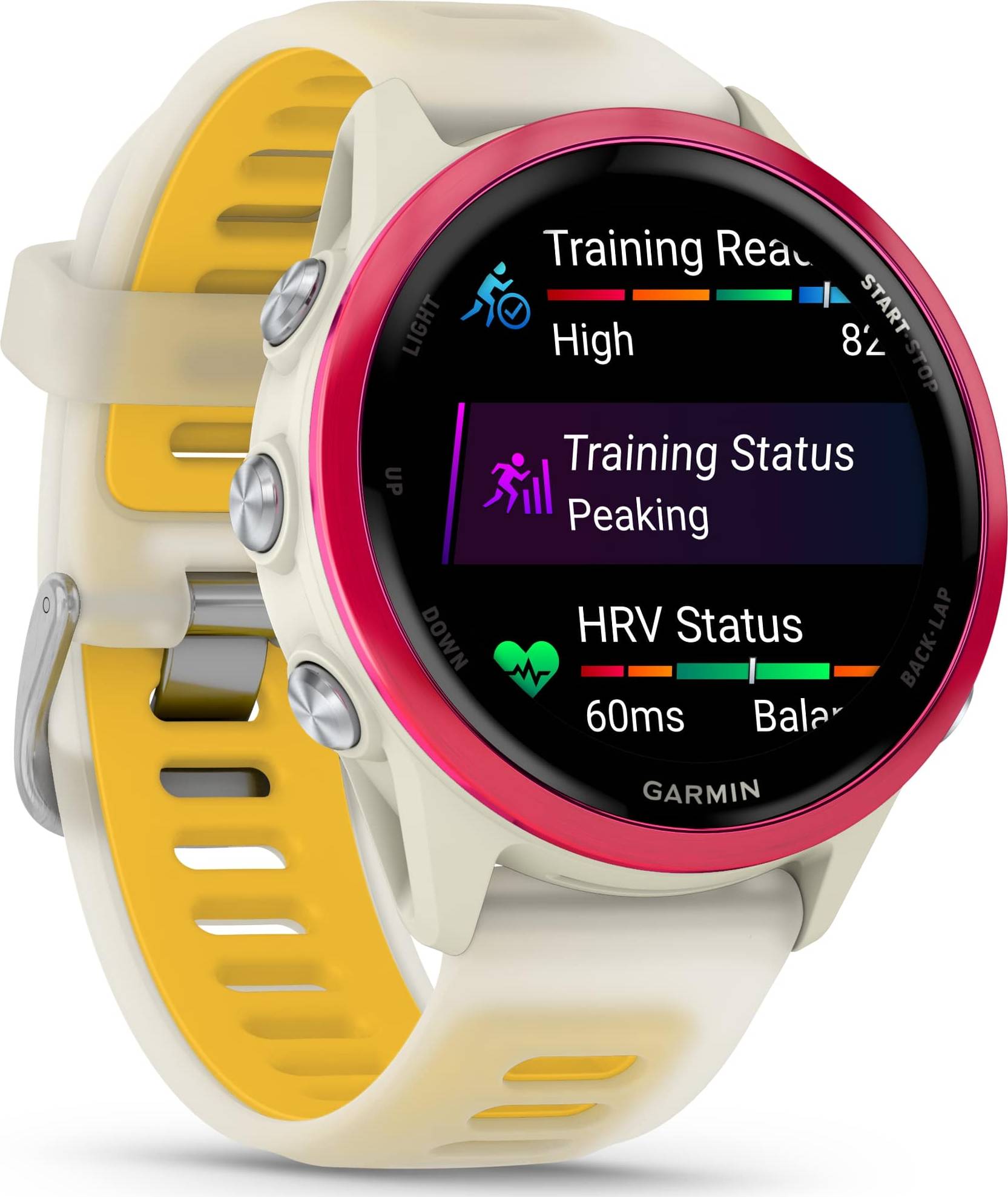 Garmin Forerunner 570 42mm - Bone Raspberry Mango