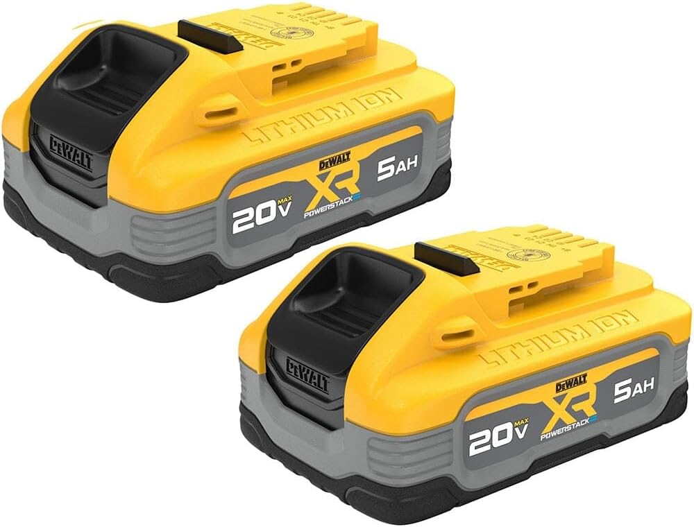 Dewalt 20V Max XR 5.0Ah Lithium Ion Battery - 2 Pack