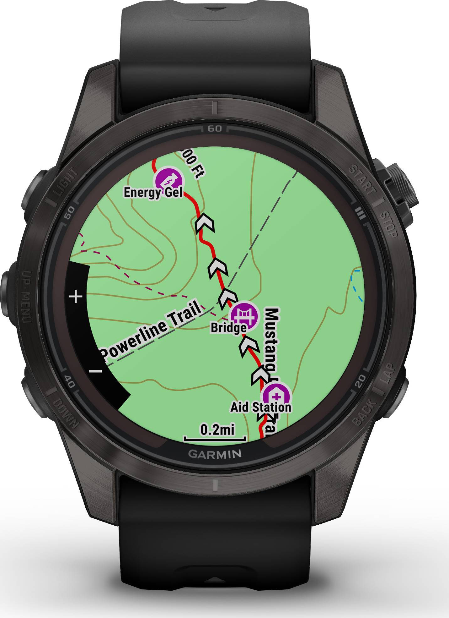 Garmin Fenix 7S Pro Sapphire Solar Multisport GPS Smartwatch - Black