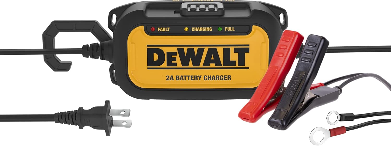 Dewalt Professional 2 Amp Automotive Battery Charger/Maintainer (chargeur/mainteneur de batterie automobile)