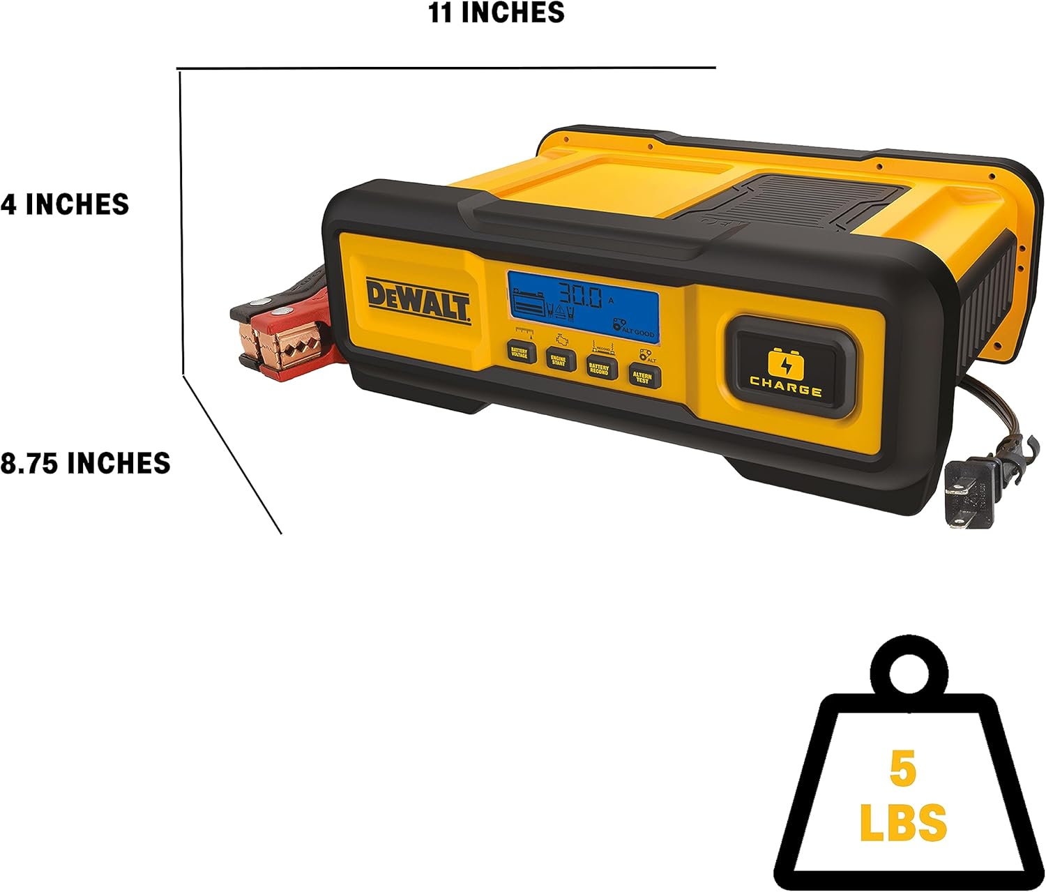 Dewalt Professional 30A Battery Charger with Engine Start