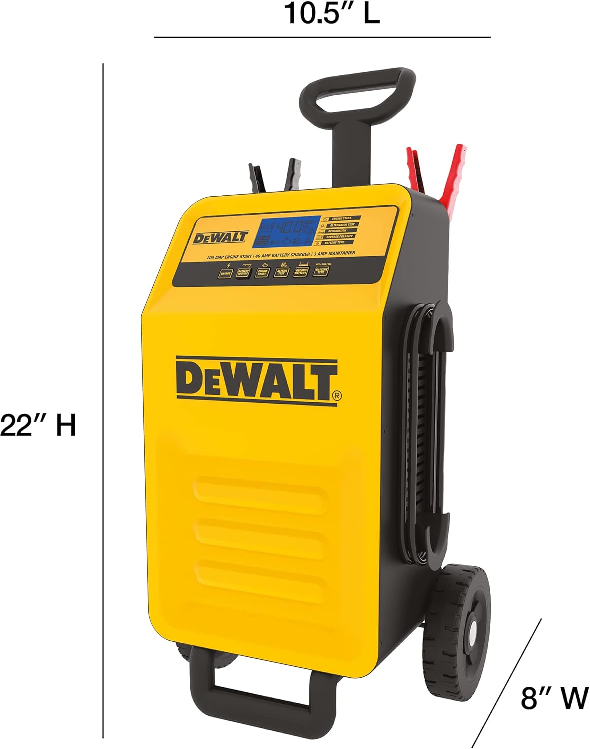 Chargeur de batterie Dewalt Professional Rolling 40 Amp