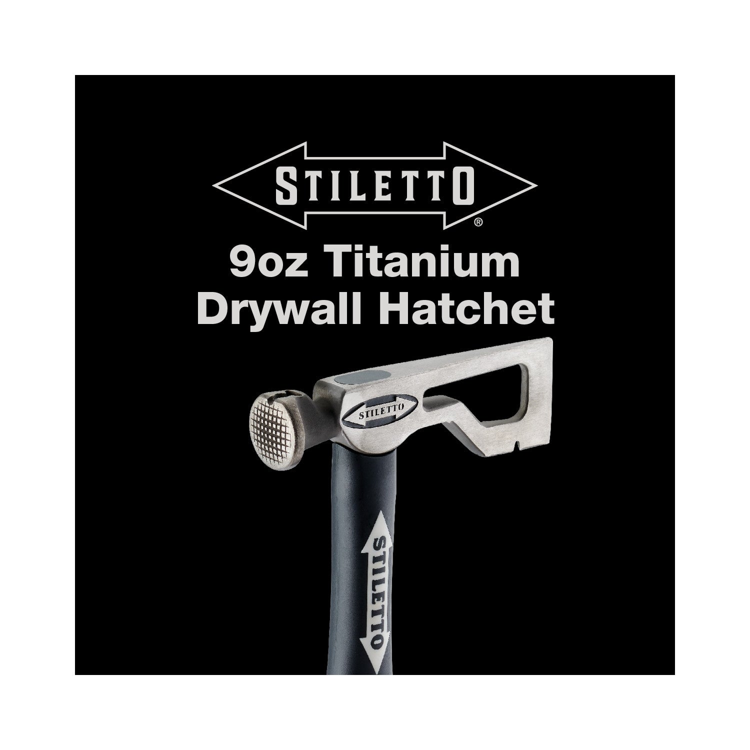STILETTO 9oz Titanium Drywall Hatchet
