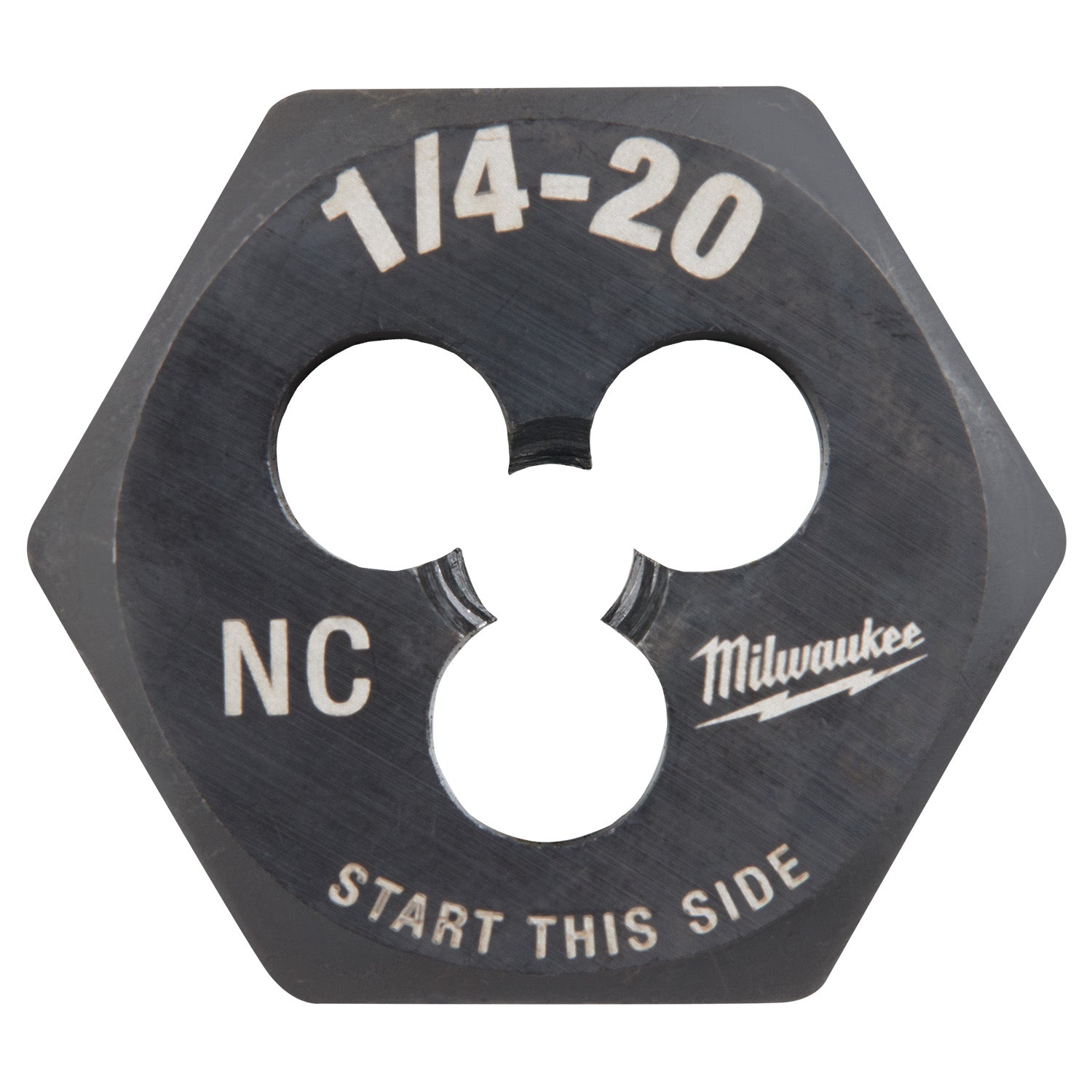 Filière de filetage hexagonal 1/4"-20 NC 1 pouce