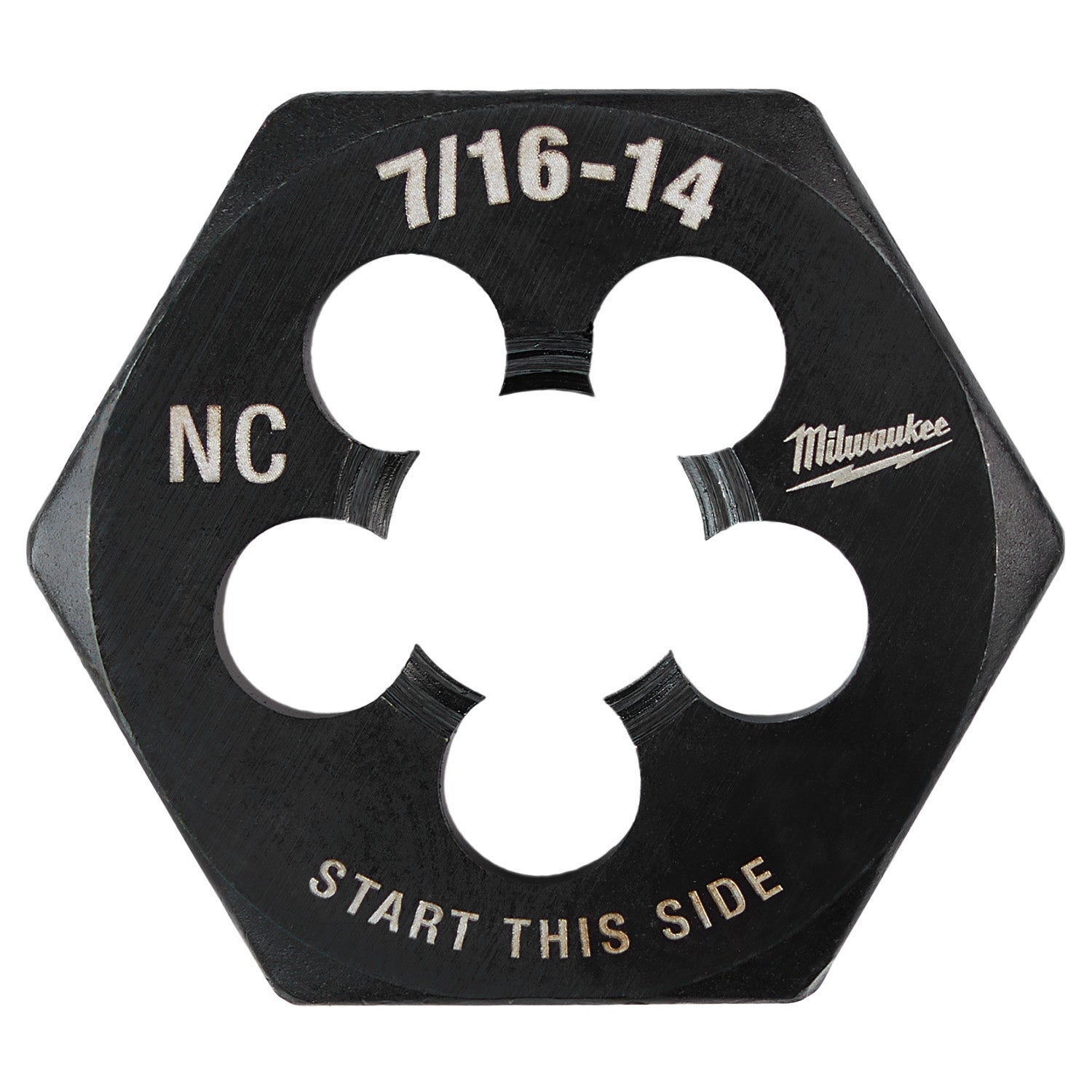 Filière de filetage hexagonal 7/16"-14 NC 1 pouce