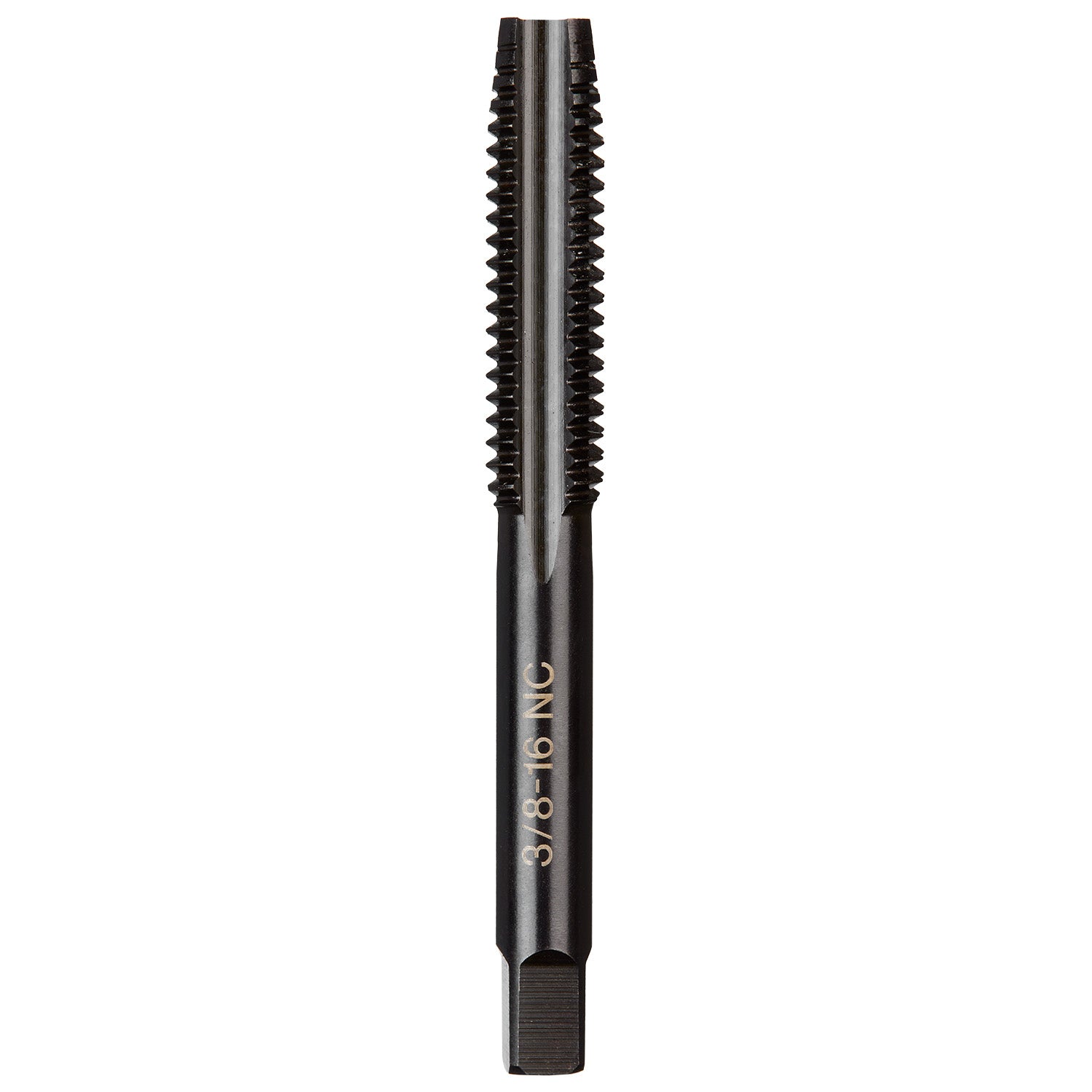 3/8"-16 NC Straight Flute Plug Tap