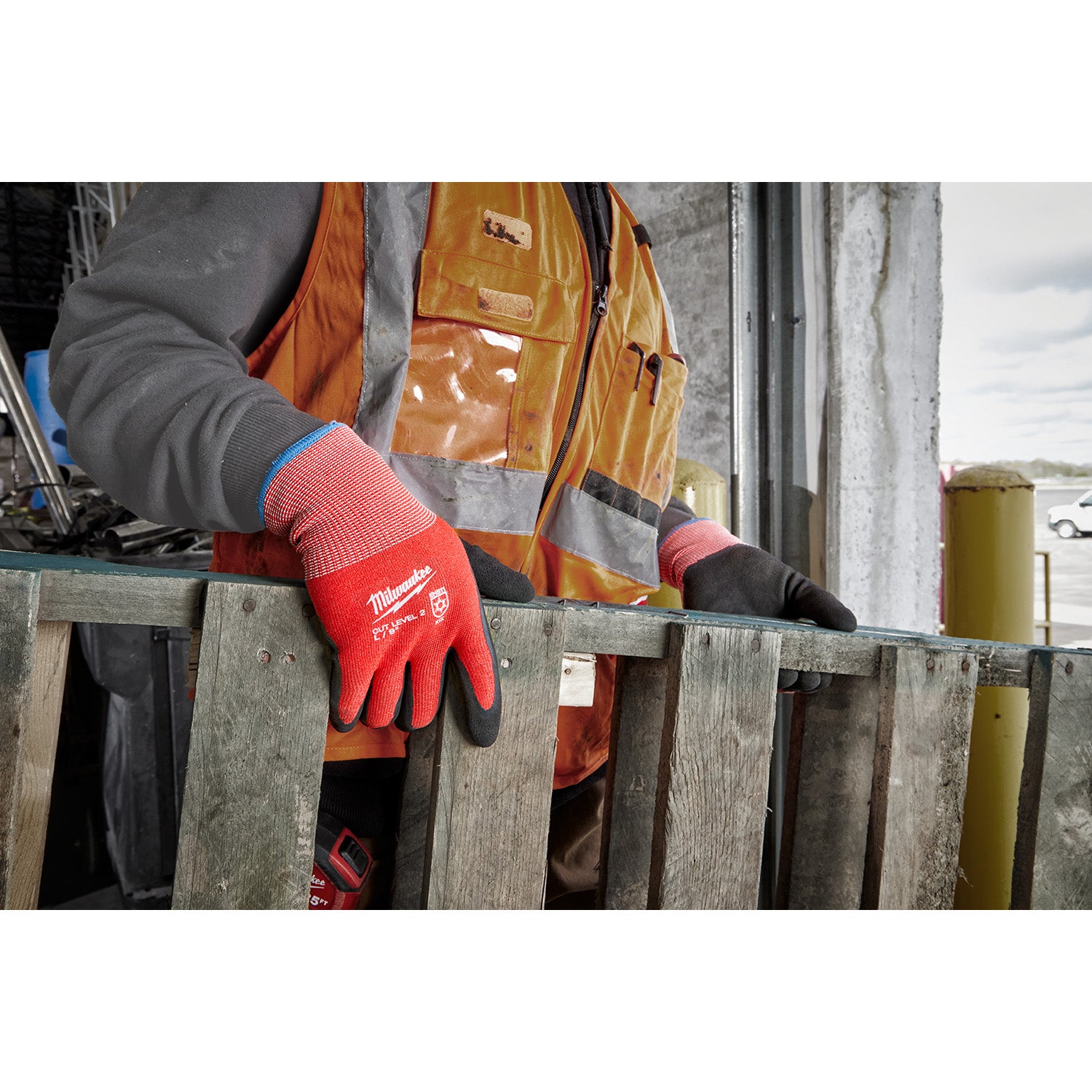 Gants d'hiver trempés Cut Level 2 - L
