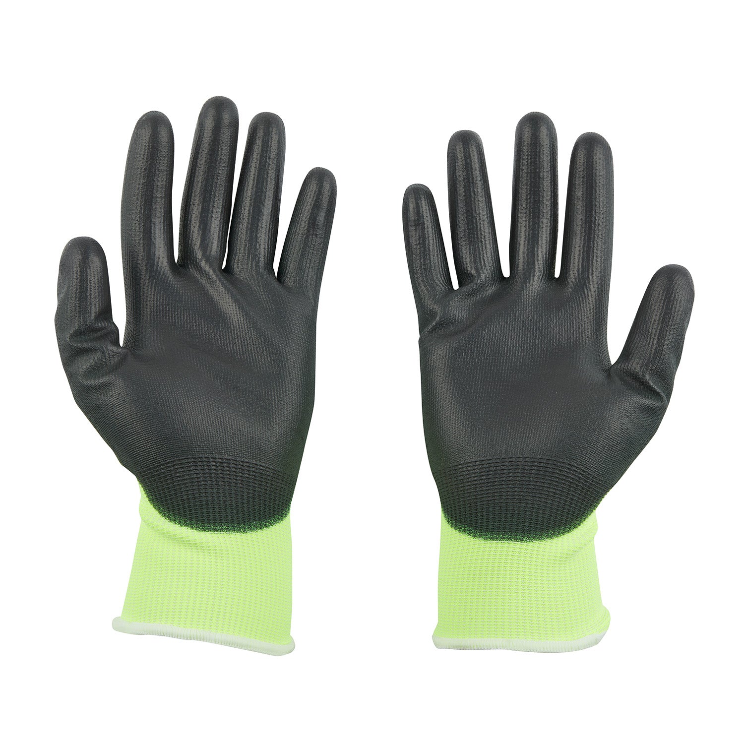 High Visibility Cut Level 1 Polyurethane Dipped Gloves - XL