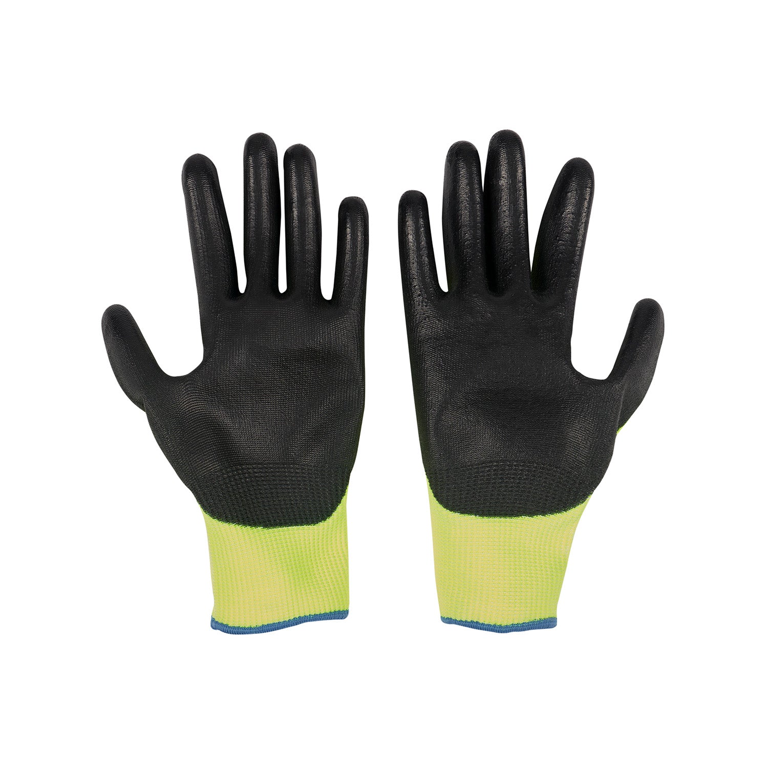 Gants enduits de polyuréthane de niveau 2 à haute visibilité - L