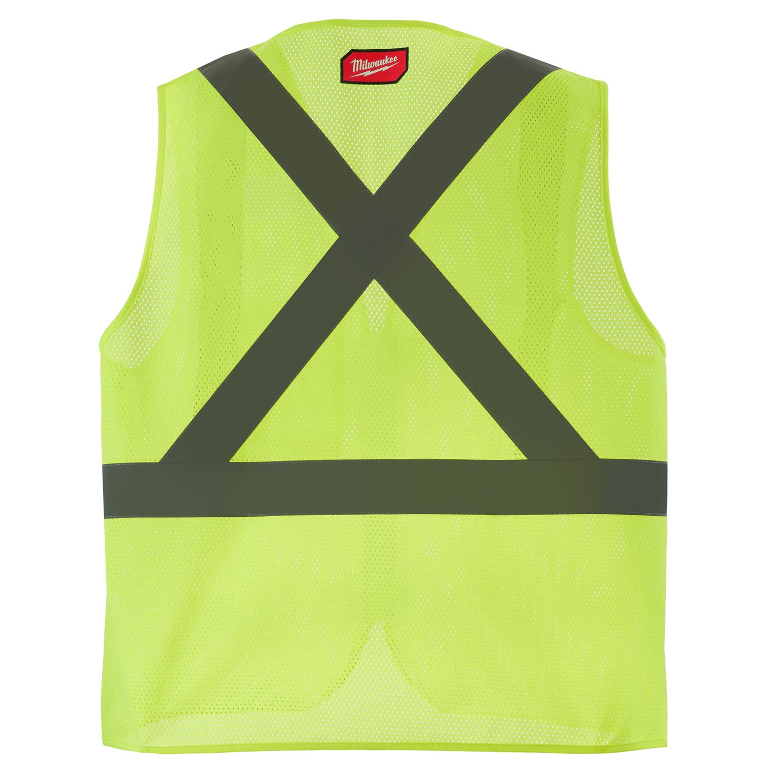 Gilet de sécurité à poche unique en maille jaune haute visibilité de classe 2 - L/XL (ANSI/CSA)