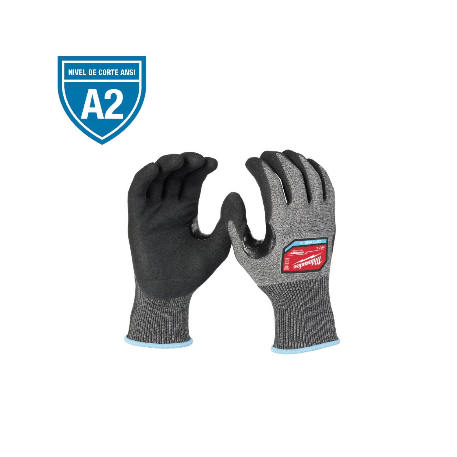 Cut Level 2 High-Dexterity Nitrile Dipped Gloves - S